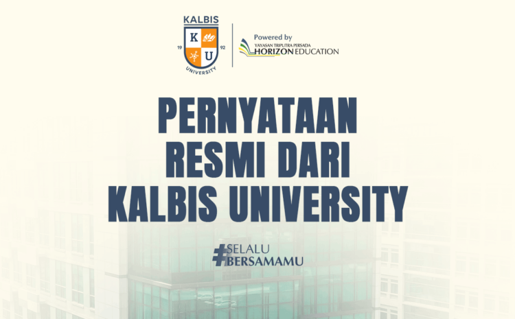  Pernyataan Resmi dari KalbisU