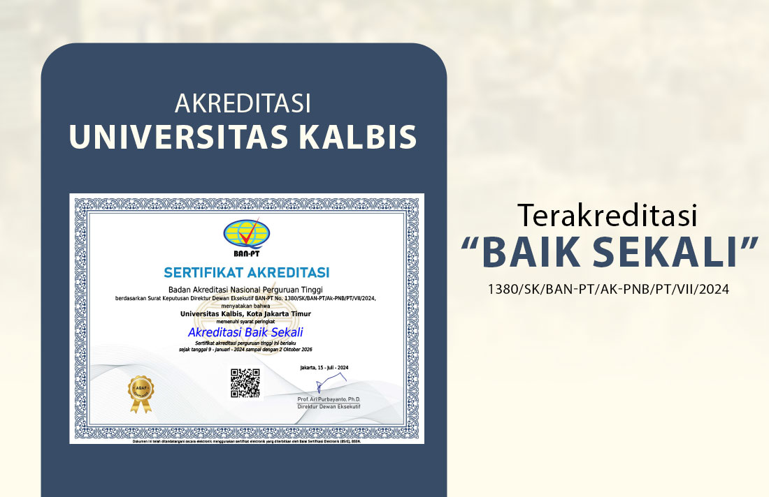Akreditasi Universitas Kalbis